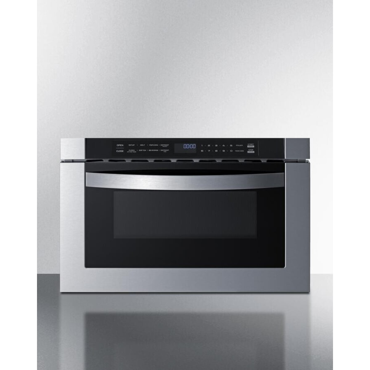 Summit - 24" Wide Built-In Drawer Microwave - MDR245SS Summit - 24" Wide Built-In Drawer Microwave - MDR245SS