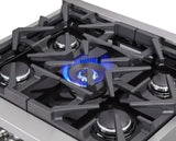Forno - 30" Massimo 5 Burner Freestanding French Door Dual Fuel Range in Stainless Steel - FFSGS6325-30 Forno - 30" Massimo 5 Burner Freestanding French Door Dual Fuel Range in Stainless Steel - FFSGS6325-30
