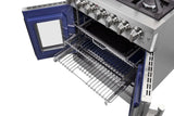 Forno - 30" Massimo 5 Burner Freestanding French Door Dual Fuel Range in Stainless Steel - FFSGS6325-30 Forno - 30" Massimo 5 Burner Freestanding French Door Dual Fuel Range in Stainless Steel - FFSGS6325-30