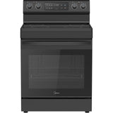 Midea - 30" Electric Range with Steam Clean - MER30S2ABB Midea - 30" Electric Range with Steam Clean - MER30S2ABB