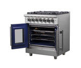 Forno - 30" Massimo 5 Burner Freestanding French Door Dual Fuel Range in Stainless Steel - FFSGS6325-30 Forno - 30" Massimo 5 Burner Freestanding French Door Dual Fuel Range in Stainless Steel - FFSGS6325-30