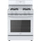 Midea - 30" Gas Range with Steam Clean - MGR30S2AWW