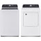 Midea - 4.4 CF Top Load Washer (MLTW44A4BWW) & 7.0 CF Gas Dryer (MLTG45N4BWW) - MLTW44A4BWW-G-KIT