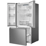 Midea - 18 CF French Door, 30" Wide, Non-Dispense - MRF18B4AST Midea - 18 CF French Door, 30" Wide, Non-Dispense - MRF18B4AST