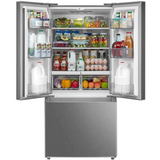 Midea - 18 CF French Door, 30" Wide, Non-Dispense - MRF18B4AST Midea - 18 CF French Door, 30" Wide, Non-Dispense - MRF18B4AST