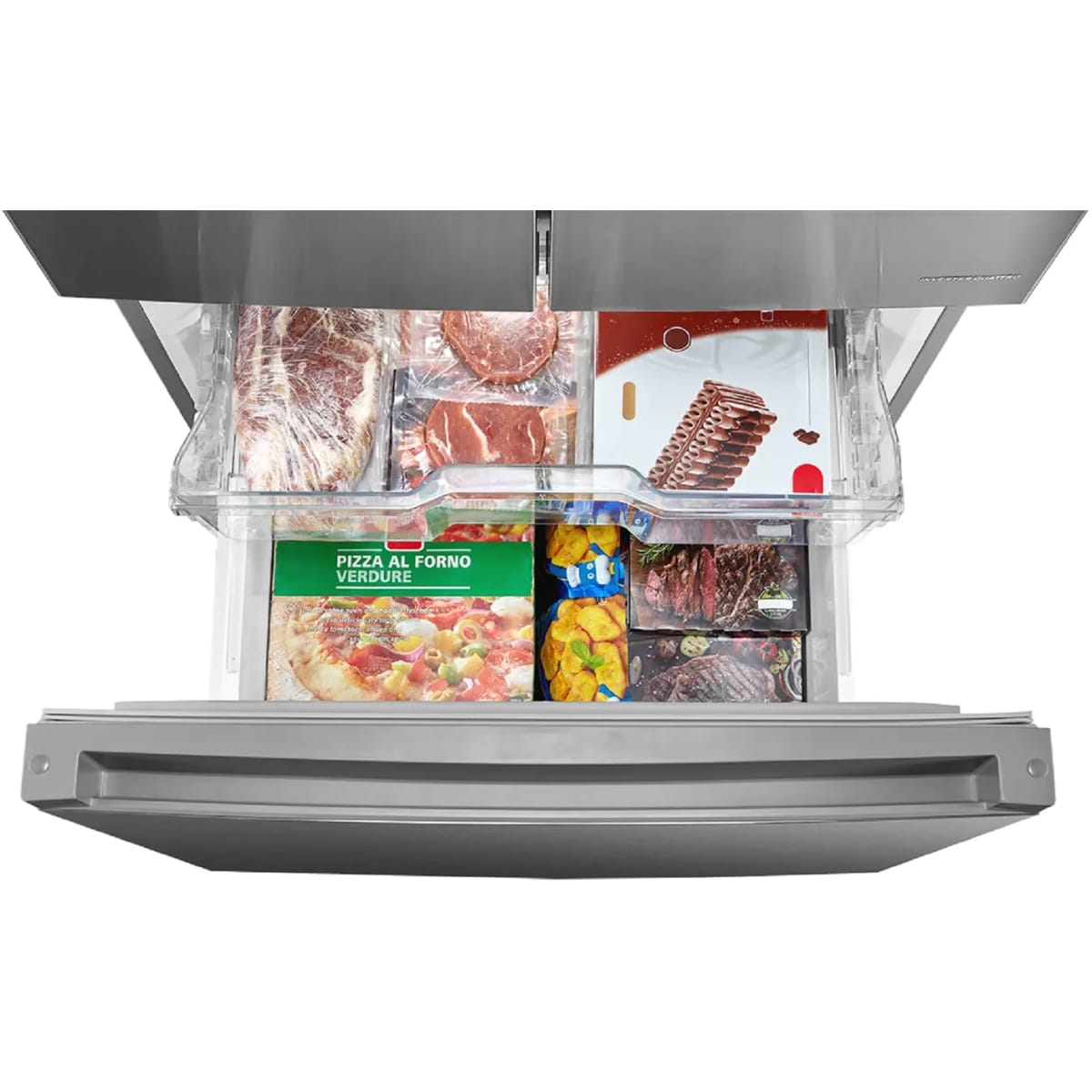Midea - 18 CF French Door, 30" Wide, Non-Dispense - MRF18B4AST Midea - 18 CF French Door, 30" Wide, Non-Dispense - MRF18B4AST