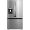 Midea - 29 CF French Door, Ice and Water Dispenser, Standard Depth - MRF29D3AST