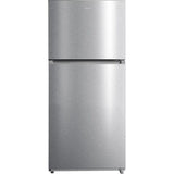 Midea - 21 CF Top Mount Refrigerator, Glass Shelves, Ice Maker Ready, ESTAR - MRT21D3BST Midea - 21 CF Top Mount Refrigerator, Glass Shelves, Ice Maker Ready, ESTAR - MRT21D3BST