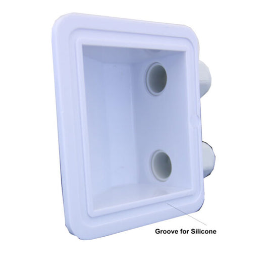 Aims Power - Solar Double Cable Entry Gland Weatherproof for RV Boat Van Bus Roof