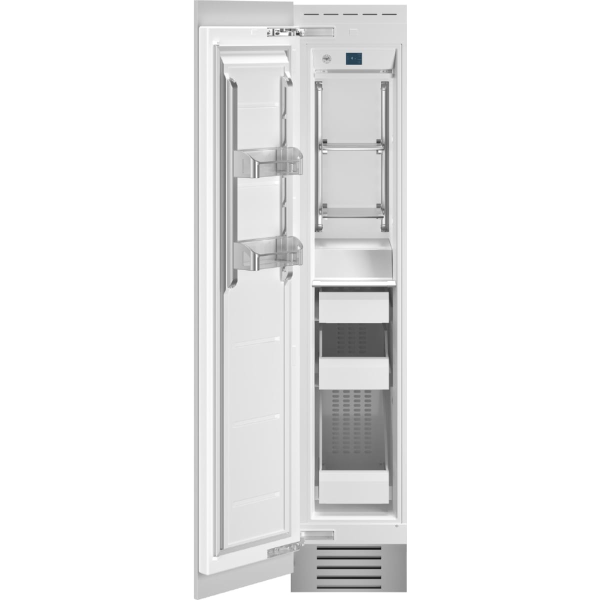 Bertazzoni - 18 Inch Panel-Ready Built-In Freezer Column with 8.22 cu. ft. Capacity Bertazzoni - 18 Inch Panel-Ready Built-In Freezer Column with 8.22 cu. ft. Capacity