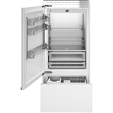 Bertazzoni - 36" Built-In Bottom Mount Refrigerator and Custom Panel Bertazzoni - 36" Built-In Bottom Mount Refrigerator and Custom Panel