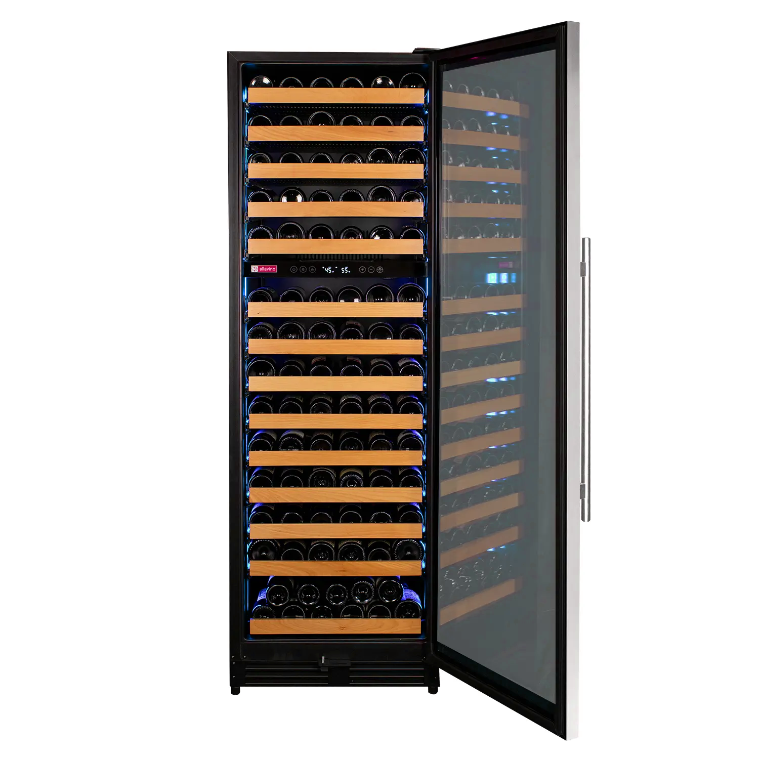 Allavino - Reserva Series 154 Bottle 71" Tall Dual Zone Stainless Steel Wine Refrigerator Allavino - Reserva Series 154 Bottle 71" Tall Dual Zone Stainless Steel Wine Refrigerator
