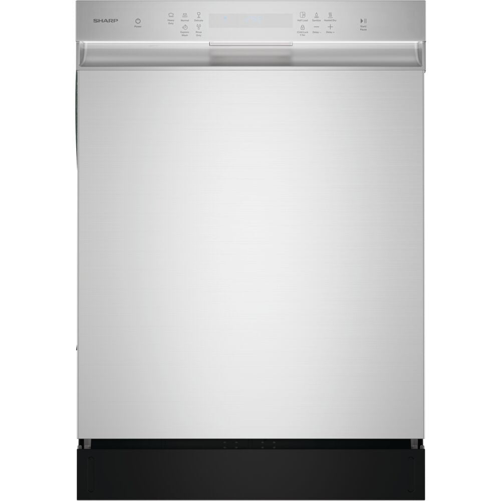 Sharp - 24" Dishwasher, 49 dBA, 3rd Rack - SDW6506JS Sharp - 24" Dishwasher, 49 dBA, 3rd Rack - SDW6506JS