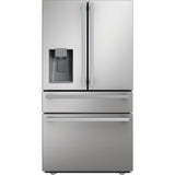 Sharp - 21.6 CF Counter-Depth 4-Door French Door, Dispenser - SJG2254FS Sharp - 21.6 CF Counter-Depth 4-Door French Door, Dispenser - SJG2254FS