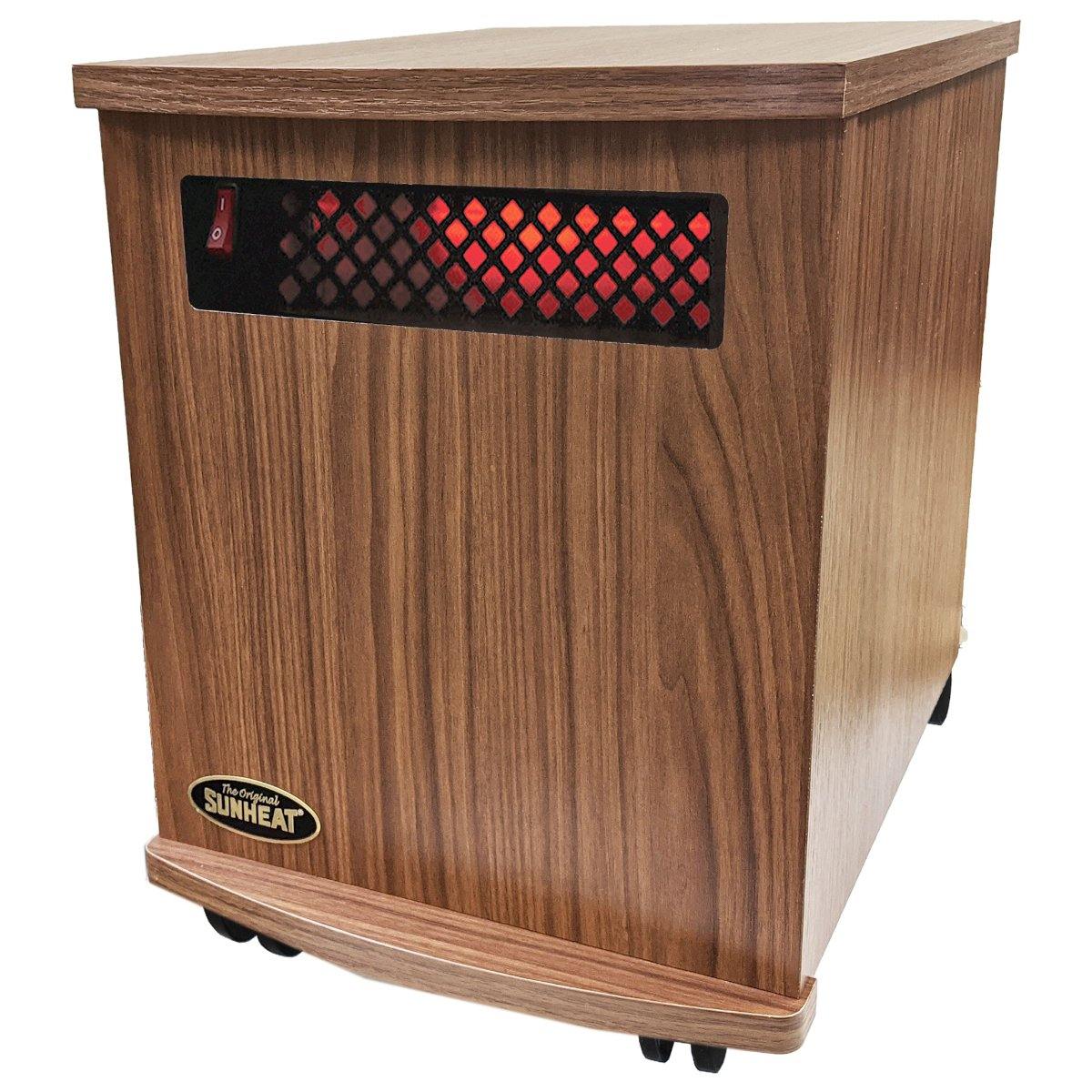 SUNHEAT Infrared Heater Original SUNHEAT USA1500-M American Walnut SUNHEAT Infrared Heater Original SUNHEAT USA1500-M American Walnut