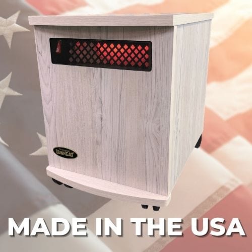 SUNHEAT Infrared Heater Original SUNHEAT USA1500-M Infrared Heater - Antique White SUNHEAT Infrared Heater Original SUNHEAT USA1500-M Infrared Heater - Antique White