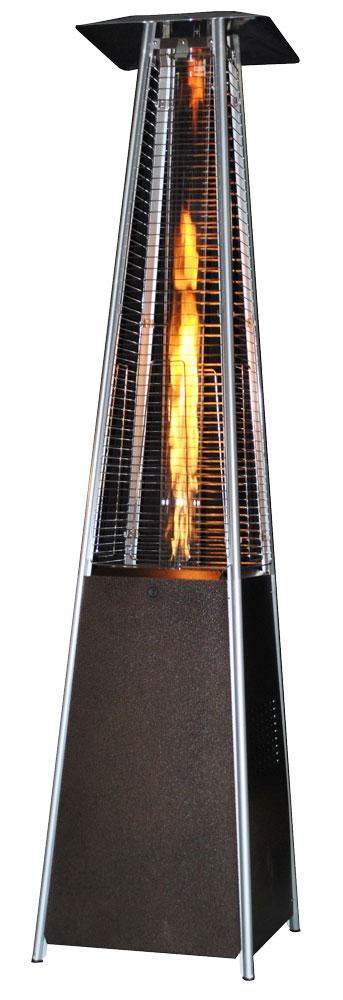 SUNHEAT Tower Patio Heater SUNHEAT Contemporary Square Design Portable Propane Commercial Patio Heater with Decorative Variable Flame-Golden Hammered SUNHEAT Tower Patio Heater SUNHEAT Contemporary Square Design Portable Propane Commercial Patio Heater with Decorative Variable Flame-Golden Hammered