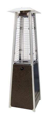 SUNHEAT Tower Patio Heater SUNHEAT Contemporary Square Design Tabletop Patio Heater with Decorative Variable Flame - Golden Hammered SUNHEAT Tower Patio Heater SUNHEAT Contemporary Square Design Tabletop Patio Heater with Decorative Variable Flame - Golden Hammered