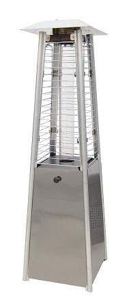 SUNHEAT Tower Patio Heater SUNHEAT Contemporary Square Design Tabletop Patio Heater with Decorative Variable Flame - Stainless Steel SUNHEAT Tower Patio Heater SUNHEAT Contemporary Square Design Tabletop Patio Heater with Decorative Variable Flame - Stainless Steel