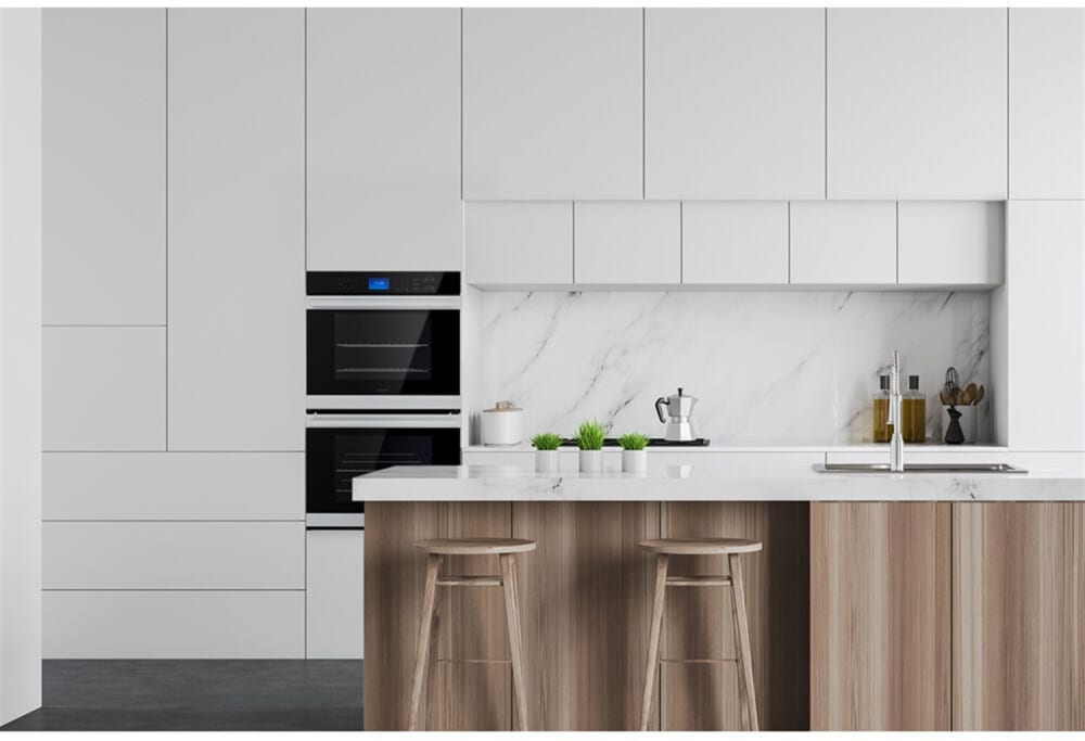 Sharp - Stainless Steel European Convection Built-In Double Wall Oven - SWB3062GS Sharp - Stainless Steel European Convection Built-In Double Wall Oven - SWB3062GS