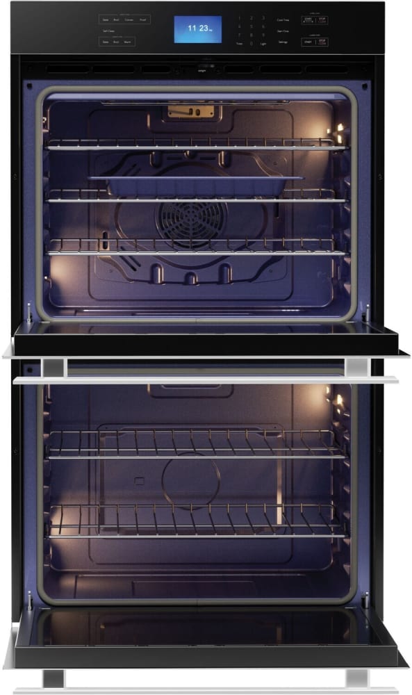 Sharp - Stainless Steel European Convection Built-In Double Wall Oven - SWB3062GS Sharp - Stainless Steel European Convection Built-In Double Wall Oven - SWB3062GS