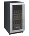 Allavino - 15" Wide FlexCount II Tru-Vino Stainless Steel Left Hinge Beverage Center - VSBC15-SL20