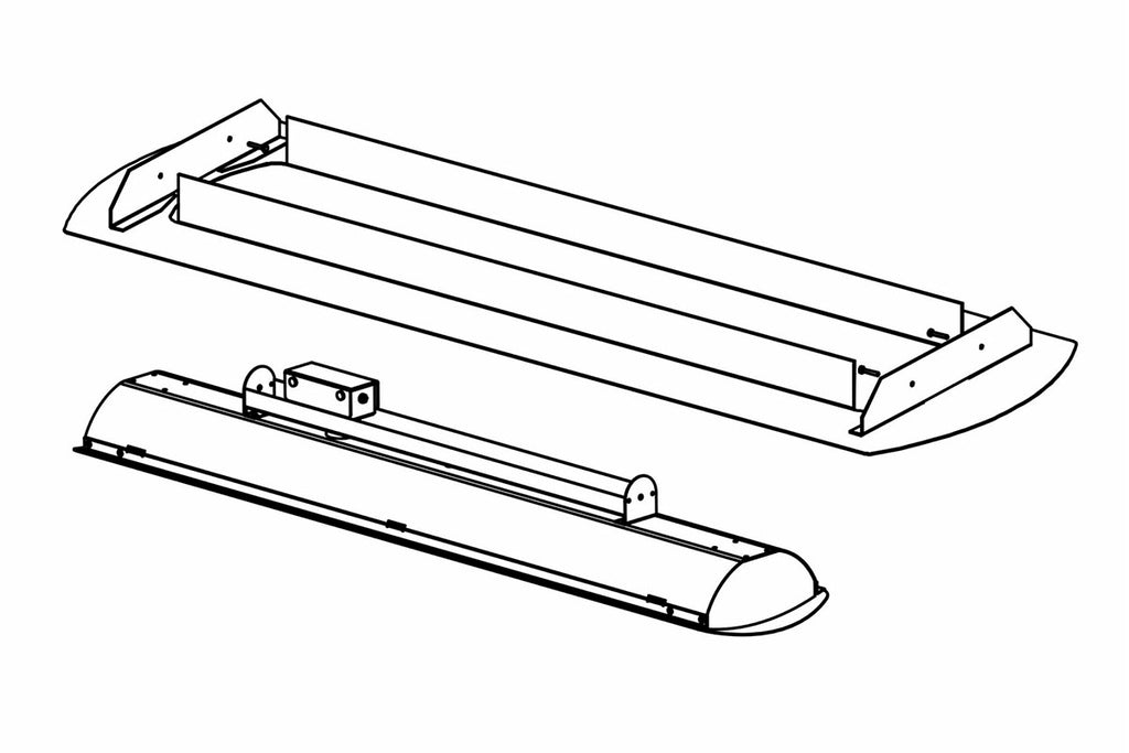 Bromic - Ceiling Recess Kit for Tungsten White Electric 2000W & 4000W Heater Bromic - Ceiling Recess Kit for Tungsten White Electric 2000W & 4000W Heater