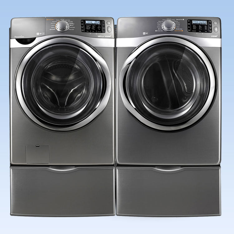 All washer and dryer sets are energy efficient. They use much lesser energy compared to traditional washing machines. Get one now and get the cleaned dry clothes in no time.