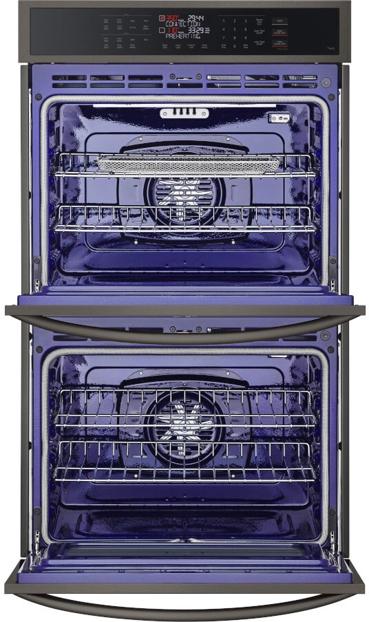 LG - 9.4 CF / 30" Smart Double Wall Oven with Fan Convection, Air Fry - Electric Wall Ovens - WDEP9423D LG - 9.4 CF / 30" Smart Double Wall Oven with Fan Convection, Air Fry - Electric Wall Ovens - WDEP9423D