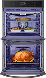 LG - 9.4 CF / 30" Smart Double Wall Oven with Fan Convection, Air Fry - Electric Wall Ovens - WDEP9423D LG - 9.4 CF / 30" Smart Double Wall Oven with Fan Convection, Air Fry - Electric Wall Ovens - WDEP9423D