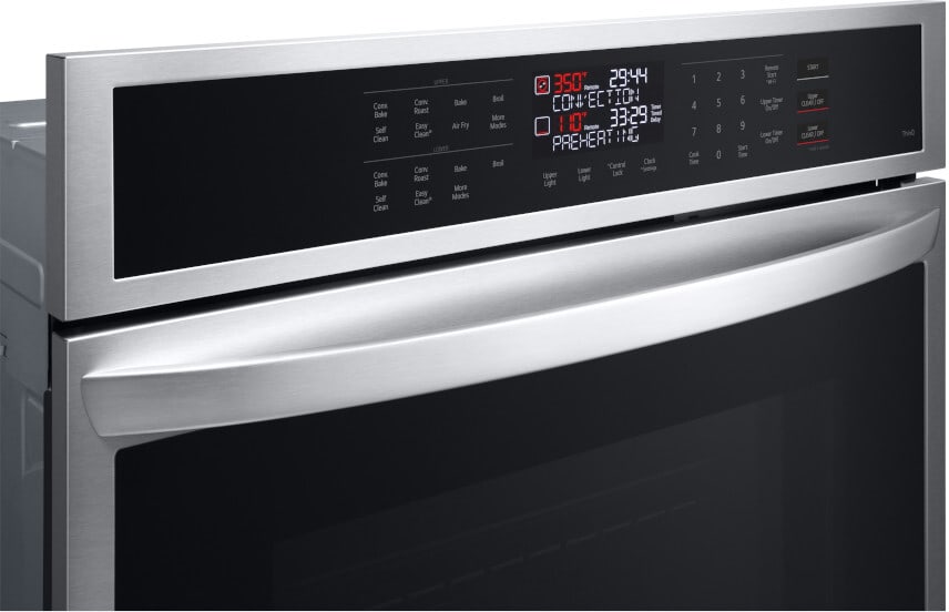 LG - 9.4 CF / 30" Smart Double Wall Oven with Fan Convection, Air Fry - Electric Wall Ovens - WDEP9423F LG - 9.4 CF / 30" Smart Double Wall Oven with Fan Convection, Air Fry - Electric Wall Ovens - WDEP9423F