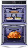 LG - 9.4 CF / 30" Smart Double Wall Oven with Fan Convection, Air Fry - Electric Wall Ovens - WDEP9423F LG - 9.4 CF / 30" Smart Double Wall Oven with Fan Convection, Air Fry - Electric Wall Ovens - WDEP9423F