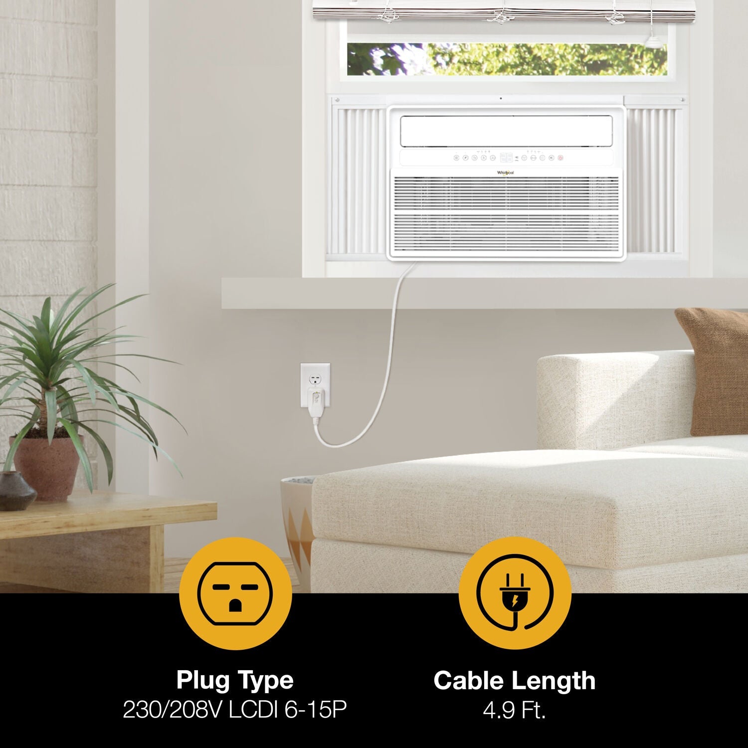 Whirlpool - 24000 BTU Inverter Window Air Conditioner - WHAW-241IN Whirlpool - 24000 BTU Inverter Window Air Conditioner - WHAW-241IN