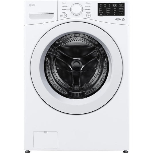 LG - 5.0 CF Ultra Large Capacity Front Load Washer with ColdWash, NFC Tag On - WM3470CW