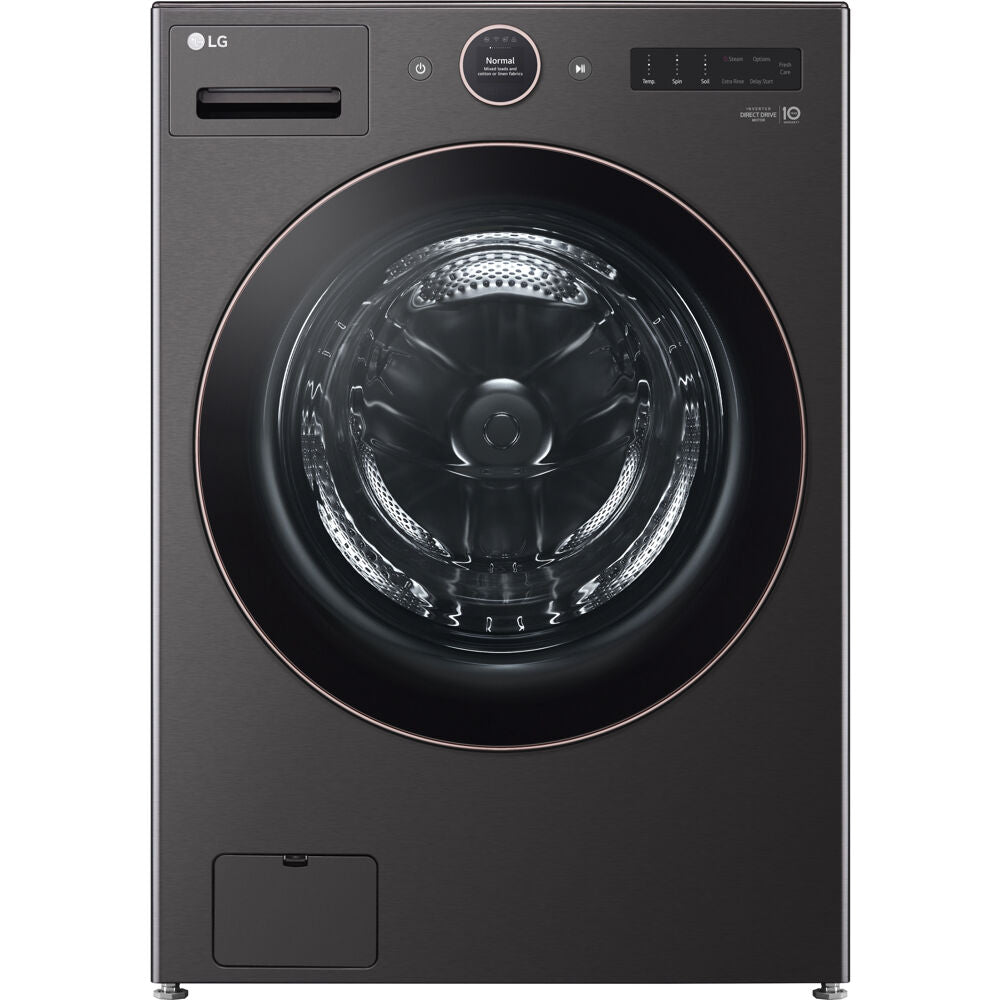 LG - 5.0 CF Ultra Large Capacity Front Load Washer, TurboWash360, Steam, Wifi - WM6500HBA LG - 5.0 CF Ultra Large Capacity Front Load Washer, TurboWash360, Steam, Wifi - WM6500HBA