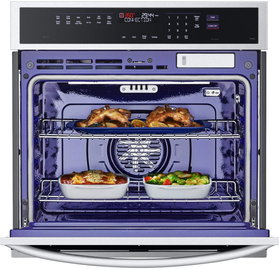 LG - 4.7 CF / 30" Smart Single Wall Oven with True Convection, InstaView - Electric Wall Ovens - WSEP4727F LG - 4.7 CF / 30" Smart Single Wall Oven with True Convection, InstaView - Electric Wall Ovens - WSEP4727F