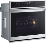 LG - 4.7 CF / 30" Smart Single Wall Oven with True Convection, InstaView - Electric Wall Ovens - WSEP4727F LG - 4.7 CF / 30" Smart Single Wall Oven with True Convection, InstaView - Electric Wall Ovens - WSEP4727F