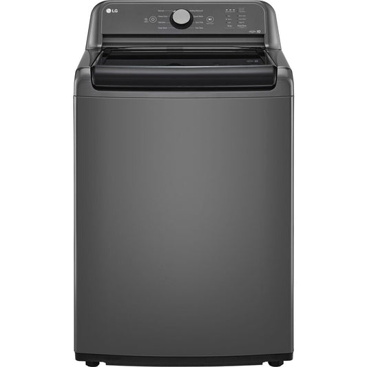 LG - 4.1 CF Ultra Large Capacity Top Load Washer, Agitator - WT6105CM