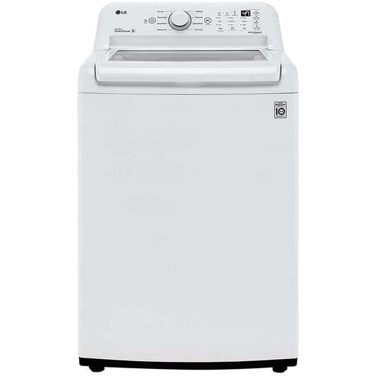 LG - 4.3 CF Ultra Large Capacity Top Load Washer with Agitator - WT7005CW
