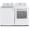 LG - 4.8 Top Load Washer (WT7155CW) & 7.3 CF Gas Dryer (DLG7151W) - WT7155CW-G-KIT