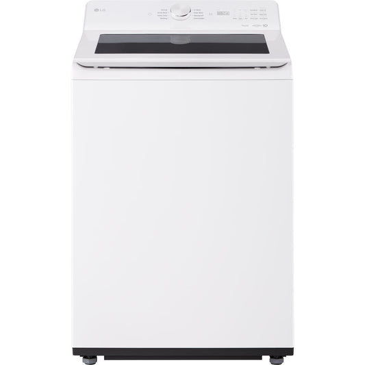 LG - 4.8 CF Top Load Agitator Washer, TurboWash3D, Wi-Fi, Easy Unload - WT8205CW