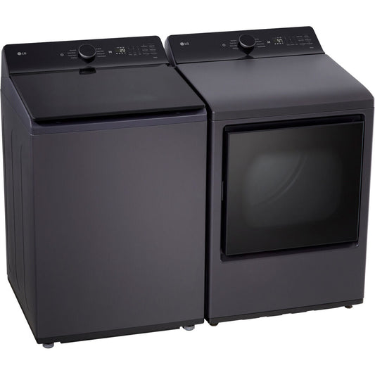 LG - 5.5 CF Top Load Washer (WT8400CB) + 7.3 CF Electric Dryer (DLE8400BE) - WT8400CB-E-KIT