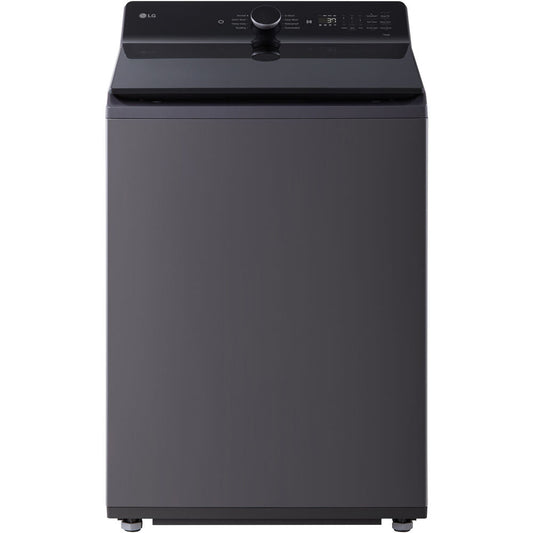 LG - 5.5 CF Top Load Washer, TurboWash 3D, Wi-Fi, Easy Unload, Agitator - WT8405CB