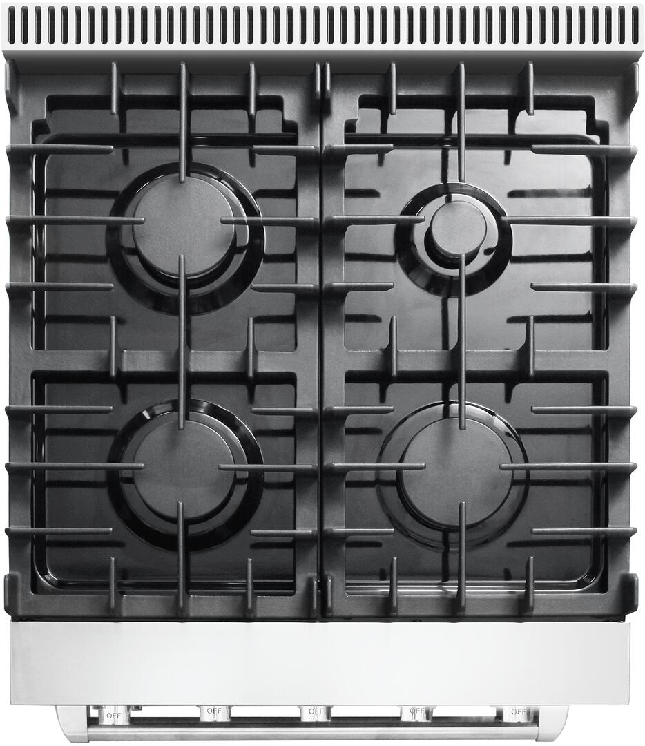 Cosmo - 24 in. Slide-In Freestanding Gas Range with 4 Sealed Burners, Cast Iron Grates, 3.73 cu. ft. Capacity Convection Oven in Stainless Steel | COS-EPGR244 Cosmo - 24 in. Slide-In Freestanding Gas Range with 4 Sealed Burners, Cast Iron Grates, 3.73 cu. ft. Capacity Convection Oven in Stainless Steel | COS-EPGR244