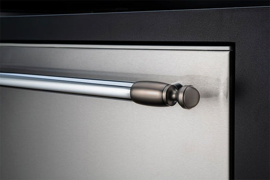 Bertazzoni | Décor Set 2 – Refrigerator & Dishwasher kit – Matt Satin Black finish | DS2HERTSB