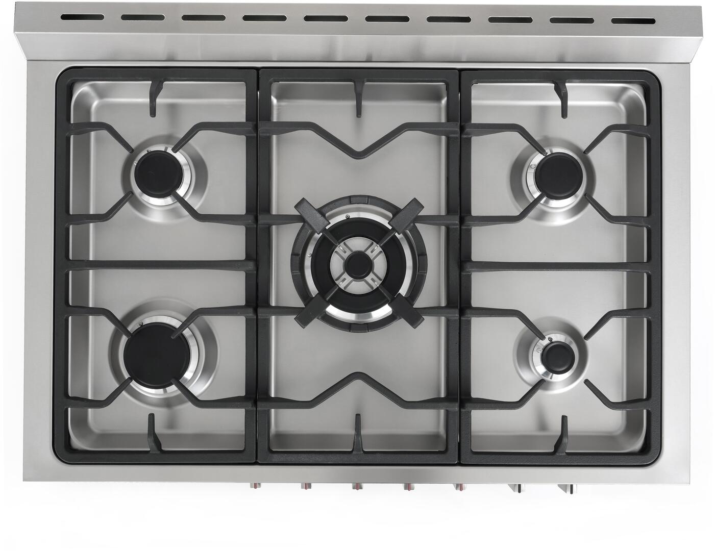 Cosmo - Commercial-Style 36 in. 3.8 cu. ft. Single Oven Dual Fuel Range with 8 Function Convection Oven in Stainless Steel | F965 Cosmo - Commercial-Style 36 in. 3.8 cu. ft. Single Oven Dual Fuel Range with 8 Function Convection Oven in Stainless Steel | F965