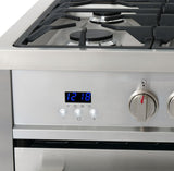 Cosmo - Commercial-Style 36 in. 3.8 cu. ft. Single Oven Dual Fuel Range with 8 Function Convection Oven in Stainless Steel | F965 Cosmo - Commercial-Style 36 in. 3.8 cu. ft. Single Oven Dual Fuel Range with 8 Function Convection Oven in Stainless Steel | F965