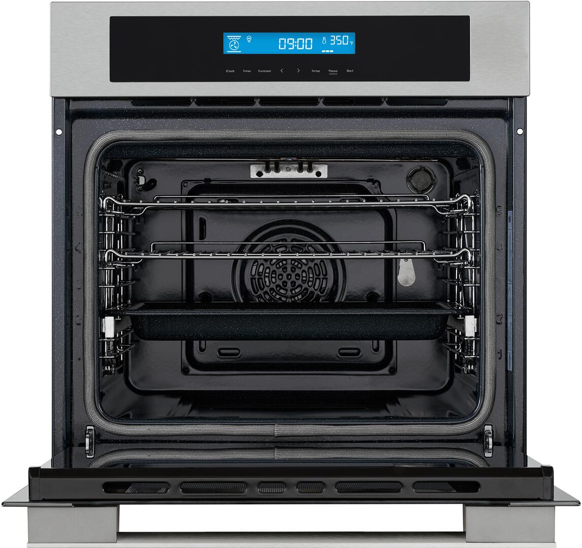 Cosmo - 24 in. 2.5 cu. ft. Single Electric Wall Oven w/8 Functions and True European Convection in Stainless Steel | C106SIX-PT Cosmo - 24 in. 2.5 cu. ft. Single Electric Wall Oven w/8 Functions and True European Convection in Stainless Steel | C106SIX-PT