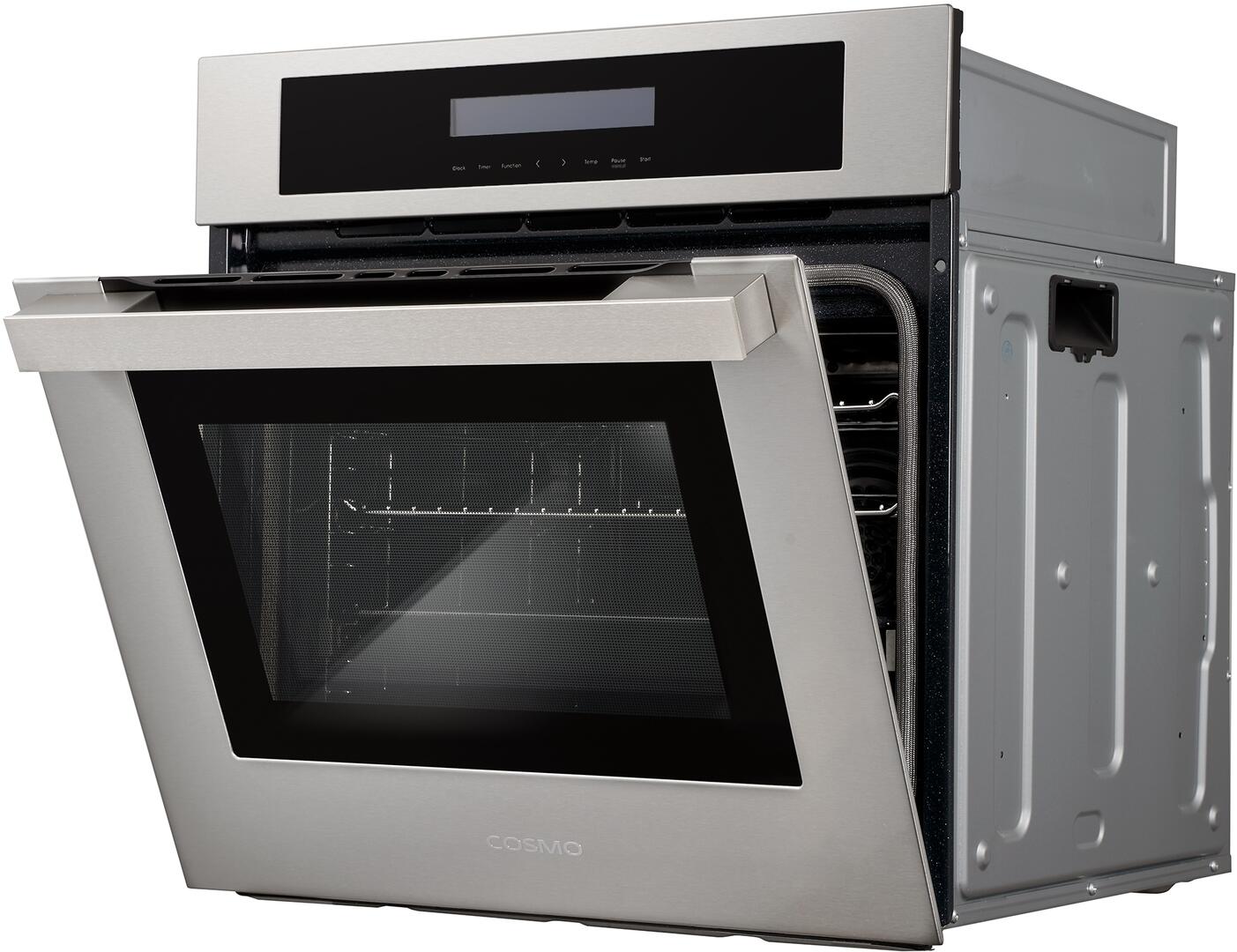 Cosmo - 24 in. 2.5 cu. ft. Single Electric Wall Oven w/8 Functions and True European Convection in Stainless Steel | C106SIX-PT Cosmo - 24 in. 2.5 cu. ft. Single Electric Wall Oven w/8 Functions and True European Convection in Stainless Steel | C106SIX-PT