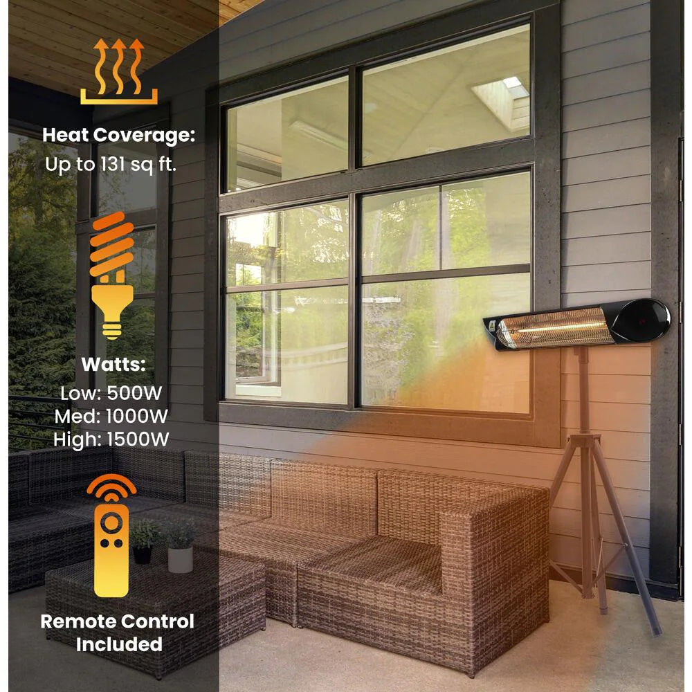 Hanover Electric Outdoor Heaters HAN1052ICBLK TP Hanover Electric Outdoor Heaters HAN1052ICBLK TP
